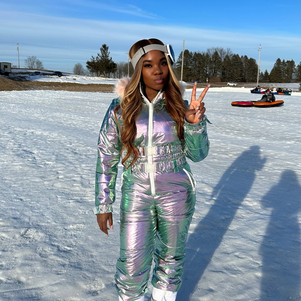 Silver Snowsuit